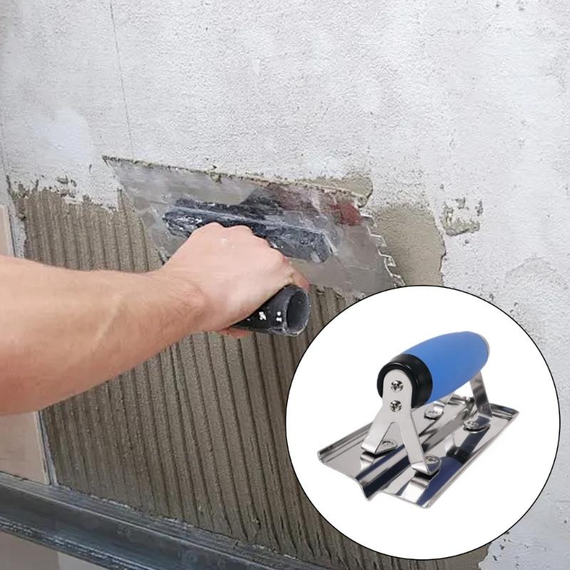 Rustproof Corner Scrapers Concrete Hand Edger Sharply Curved Edges For Precise Wall Restoration On Flat Curved Surfaces