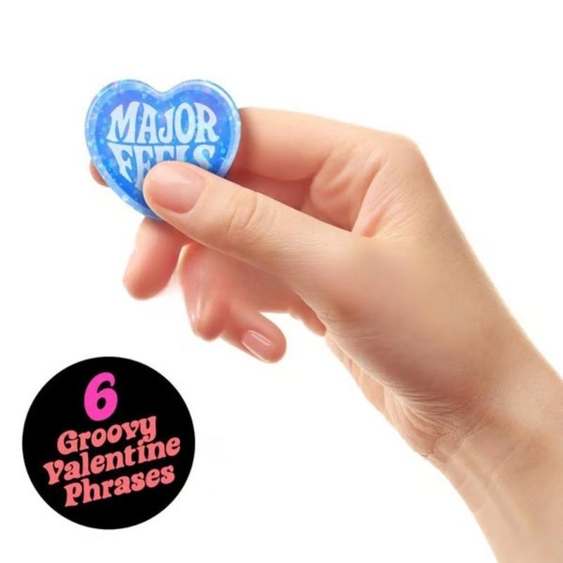 Needoh Valentine'S Day Heart Stress Toys 3 Pack Soft Slow Rising Squeeze Sensory Toys Love Shape Stress Relief Fidget Toys