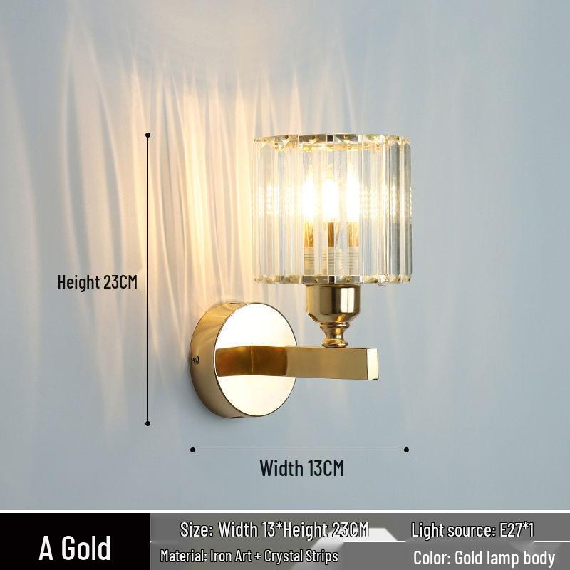 

Скандинавский настенный светильник для спальни, отеля или гостиной - Роскошный, простой дизайн для фона ТВ или коридора. Without light source