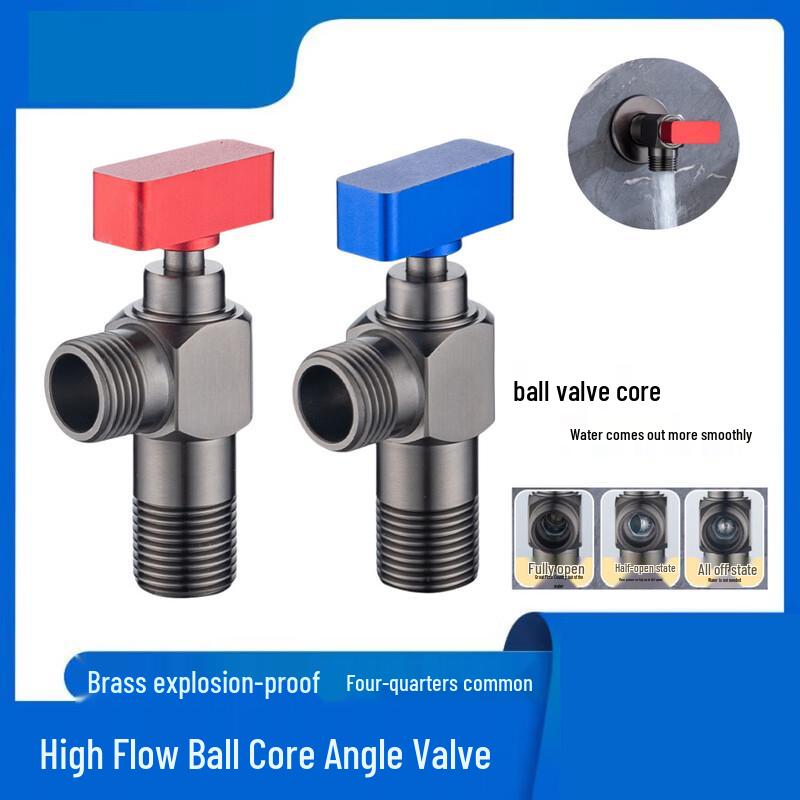 Wolf's Kiss 1/2-inch High-Flow Universal Brass Angle Valve