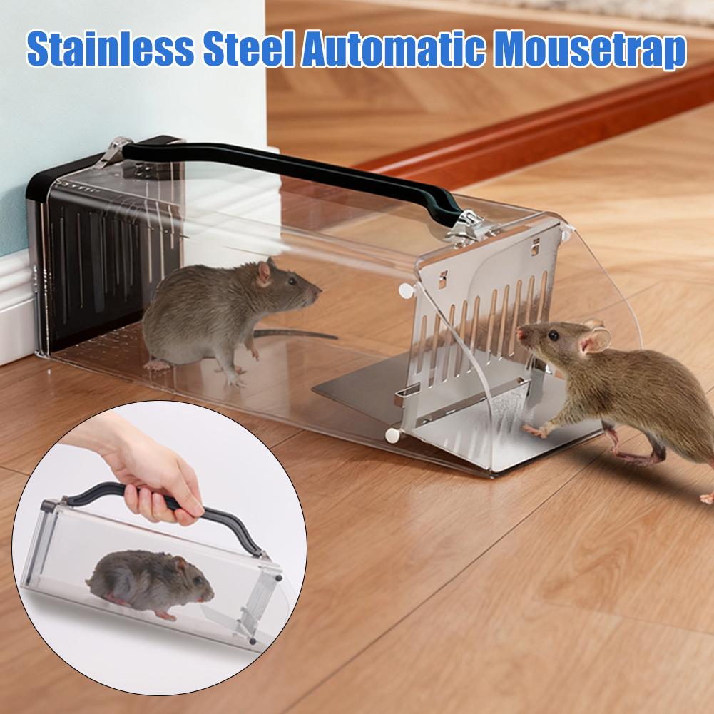 Acrylic Continuous Automatic Mouse Trap Strong Rat Catching Cage Fully Automated Mouse Control Pest Management