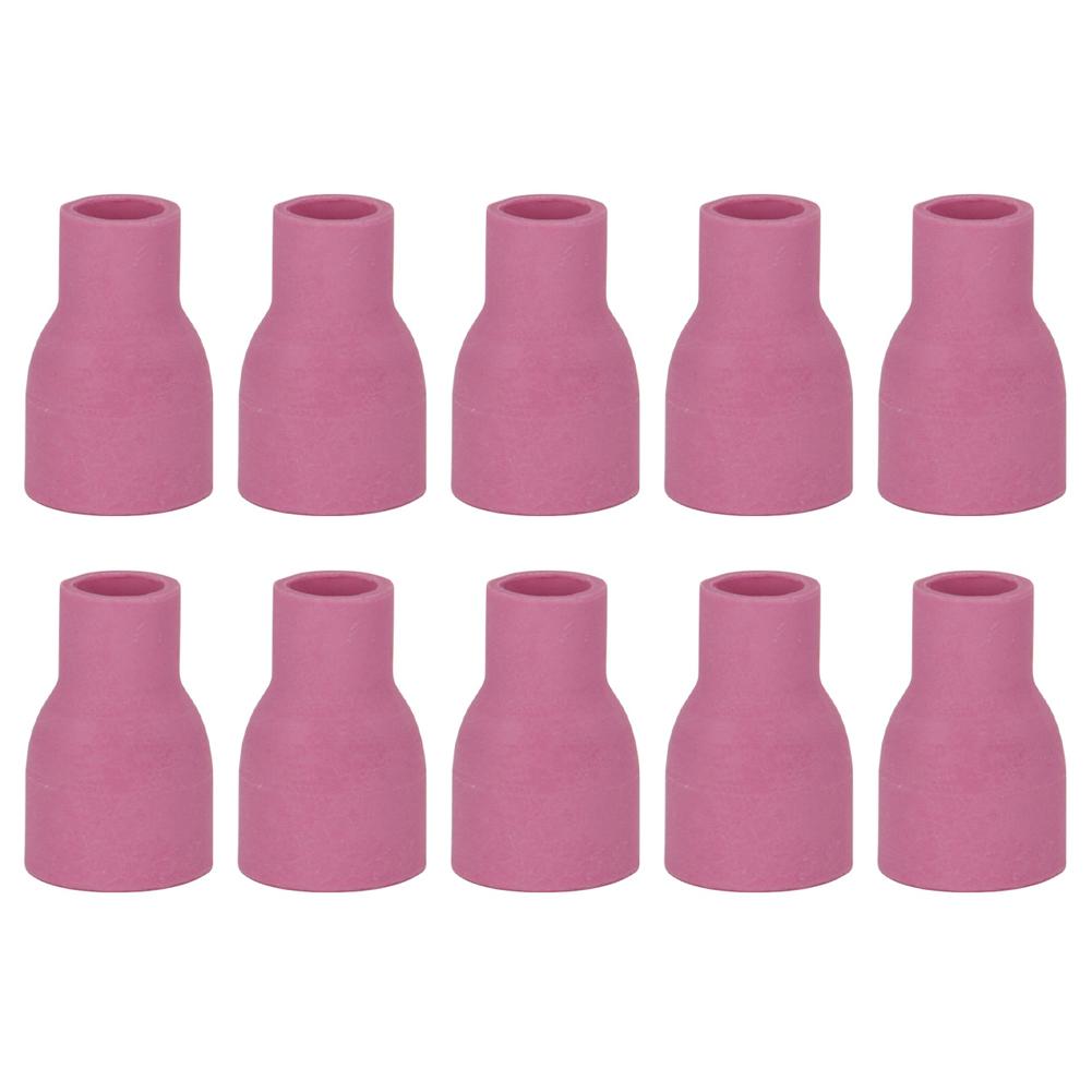 

10PCS For MIG Welder Argon TIG Welder Porcelain Tip Gas Ceramic Nozzles Mouth For QQ-300A/500A Welding Torches Accessories