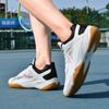 36-46 Paar Stoßdämpfende Rutschfeste Atmungsaktive Badmintonschuhe Tennisschuhe Tischtennisschuhe Sportschuhe