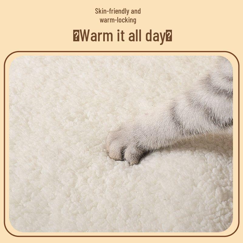 Detachable Washable Warm Pet Bed & Enclosed Tent for Dogs and Cats