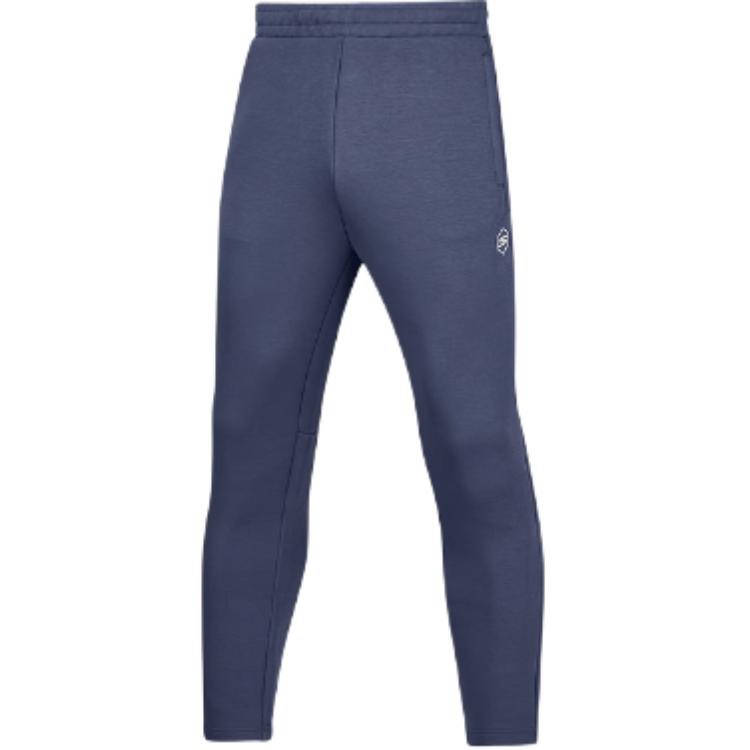 Skechers Fashionable Soft Comfortable Knitted Sports Pants Men Bottoms Blue Gray P424M010-022C XL