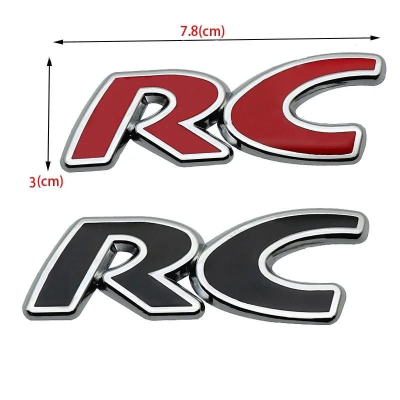 COS1 Rc Auto Achterste Kofferbak Embleem Staart Badge Lichaam Sticker for Honda Chevrolet  Subaru Haval Volvo Geely  Abarth Lincoln