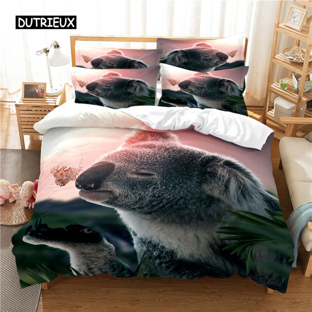 Tiere Bettwäsche-Set Bettbezug-Set 3D-Bettwäsche Digitaldruck Bettwäsche Queen-Size-Bettwäscheset Modisches Design