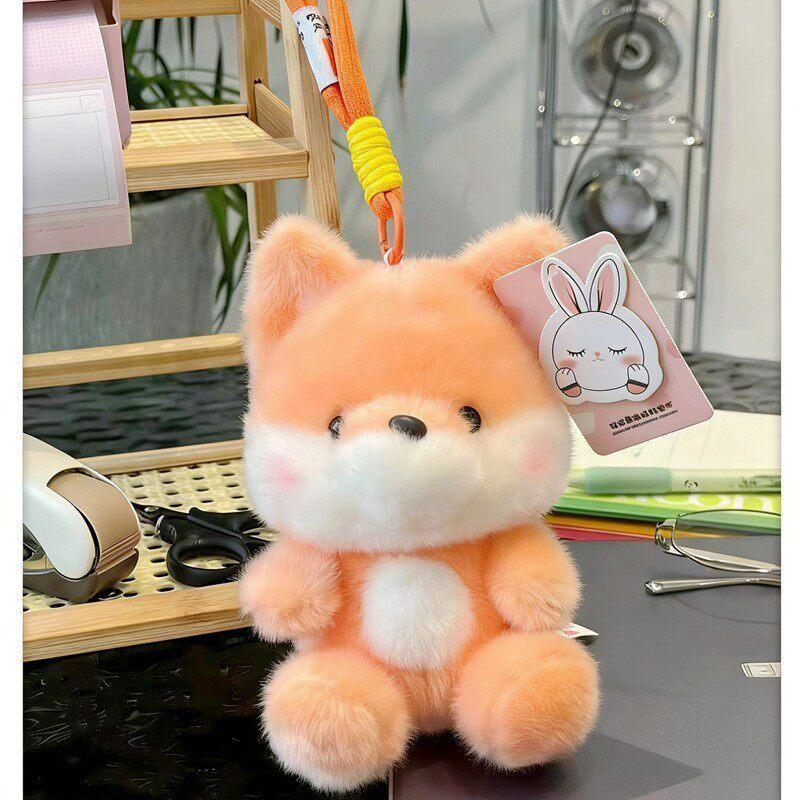 Plush Bunny Toy Keychain For Girls Gift Soft Stuffed Animal Accessory
