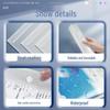 Transparent A4 File Bag, Large Capacity Snap Button, Test Paper & Document Storage for Students