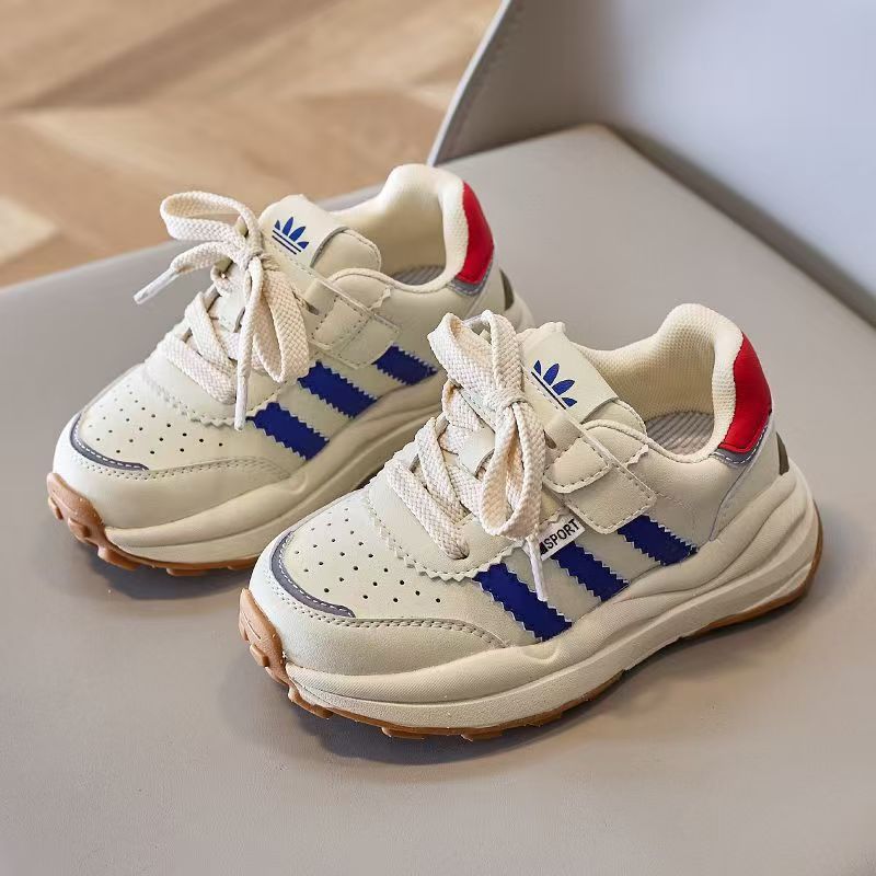 

Children s sports shoes Spring and Autumn 2025 new fashion girls little white shoes boys soft-soled running shoes student casual shoes 30