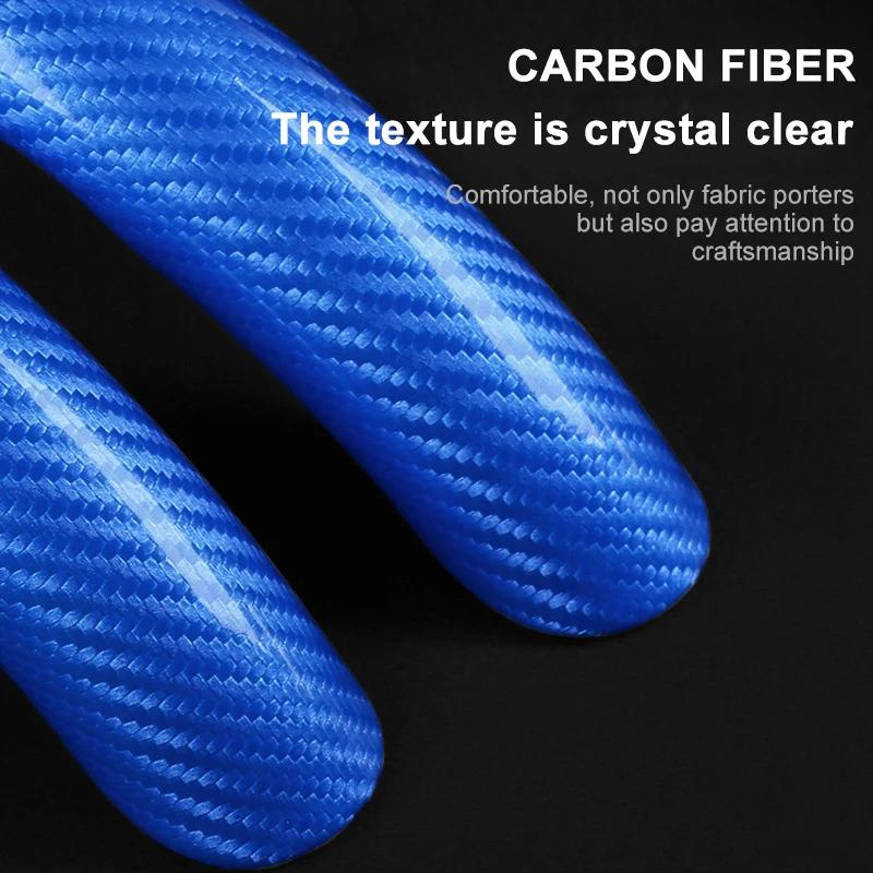 Bilrattöverdrag Kolfiber Sport Non-slip Kortfodral Tillbehör För Bmw M Performance M3 M5 M6 F01 F20 F13 F30 F34