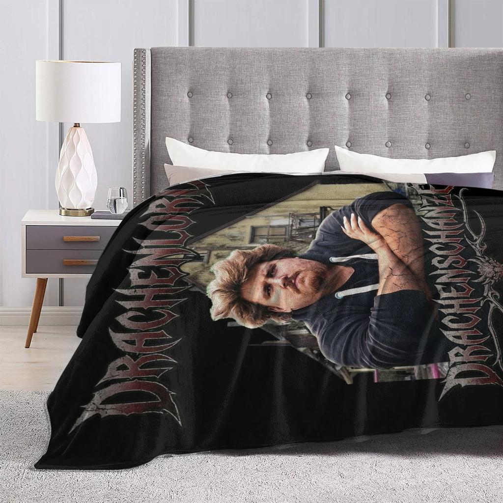 Couverture Drachenlord Dragon Lord Décoration Flanelle Couverture Jetée Portable Légère pour Lit Bureau Couette
