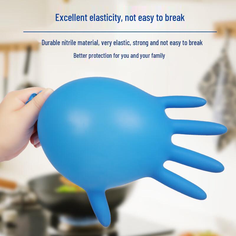 Inco Medical Disposable Nitrile Industrial Work Gloves, 100 Pcs/Box