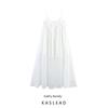 Kaslead New Women Clothes Western Style Sexy Pure Desire Style Three-dimensional Flower Decoration Sling Dress