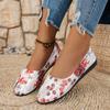 Round-toe ballet-style flat shoes, stylish, elegant, versatile slip-on shallow-mouth pumps