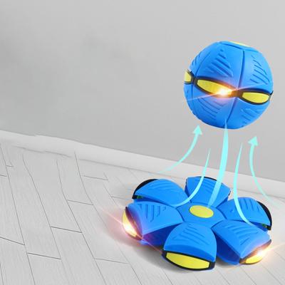 Flacher Wurfball Dekompression Eltern-Kind Interaktives Werfen Flacher Ball für Jugendliche Blau