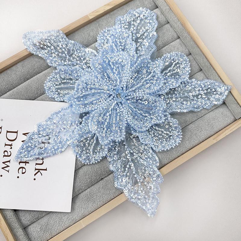 

Многослойная органза трехмерный цветок украшение из жемчуга платье с брошью аксессуары as the picture