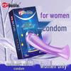 Beilile 2-Piece Female Condom Pack: Erotic Adult Contraceptive Condoms