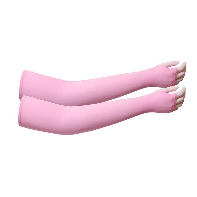 Wholesale Adult's Cooling Arm Sleeves Long Fingerless Gloves Anti-Slip Sun Protection Arm Sleeves