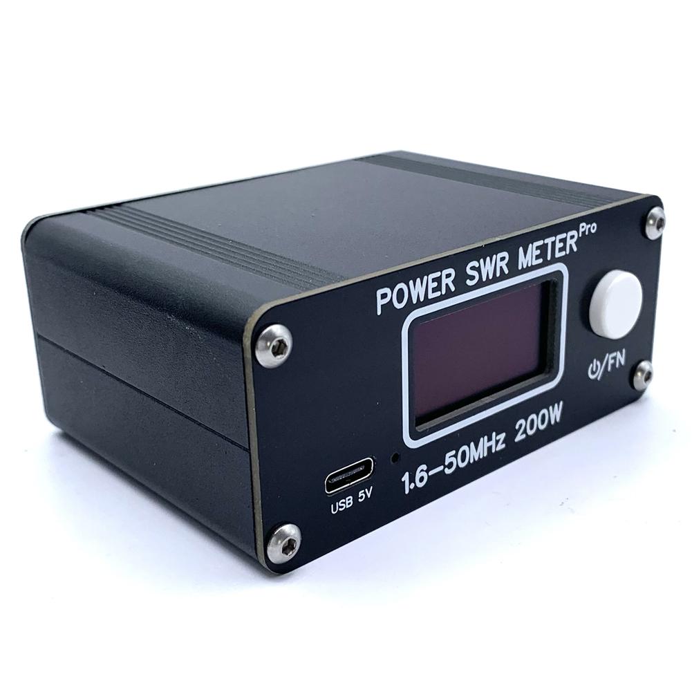 Max 200W SWR Meter 1.650MHz HF Frequency Band Shortwave Power Standing Waves Meter Digital Display