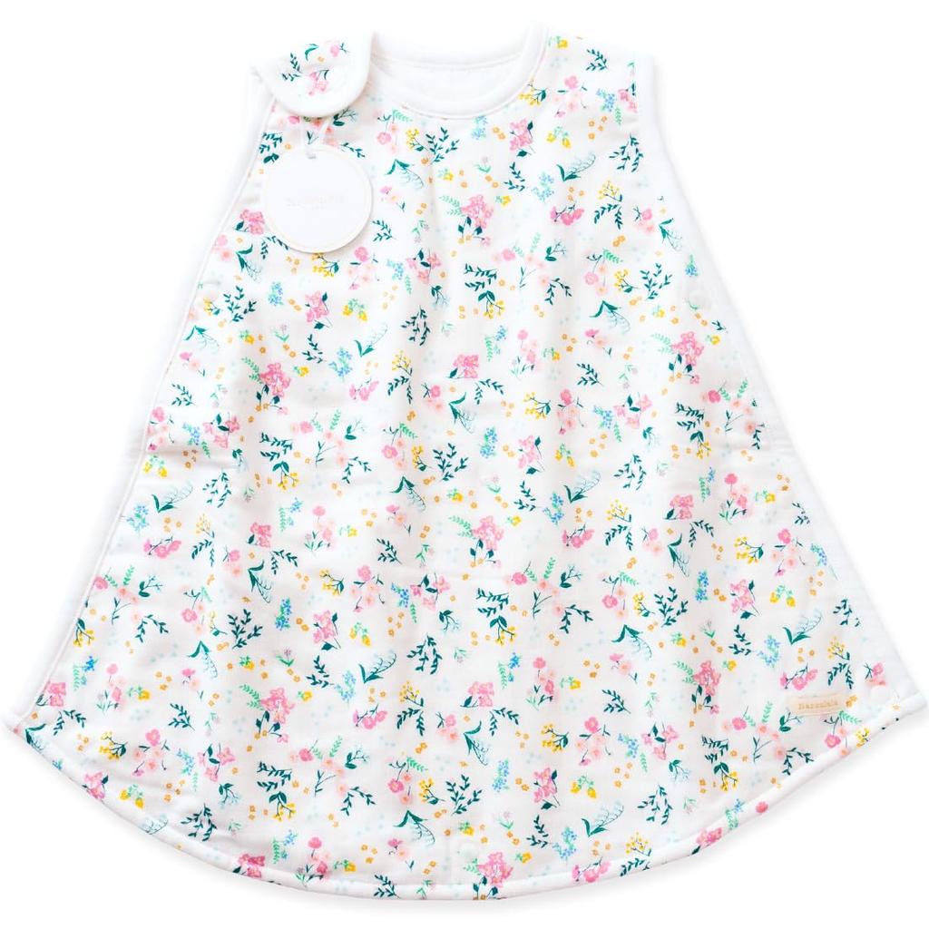 Haruurara Baby Organic For Girls and Preparing for Ages Sleeper, Cotton, Boys, Unisex, Newborns, 0-2 (Blooming Tone)