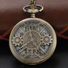 New Bronze in Wonderland Theme Quartz Pocket Watch Pendant Pocket Necklace Watches with FOB Chain Gifts Dropshipping