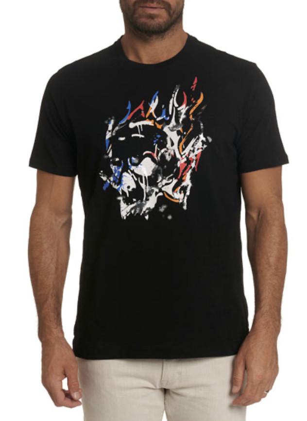 Robert Graham FIRE RACING Skull T Shirt Tee 2XL NEW NWT $98 FREE SHIPPING! XXL S разноцветный