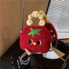 Cute cartoon foreign style mobile phone bag, exquisite personality, plush small storage bag, niche design, high-end shoulder bag