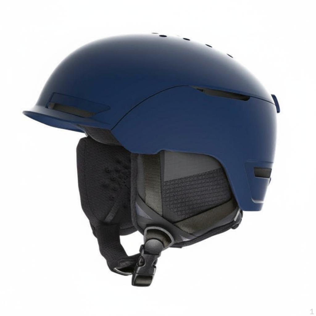 Ski Helmet, Adult Lightweight Protection, Adjustable, Versatile, Black S White