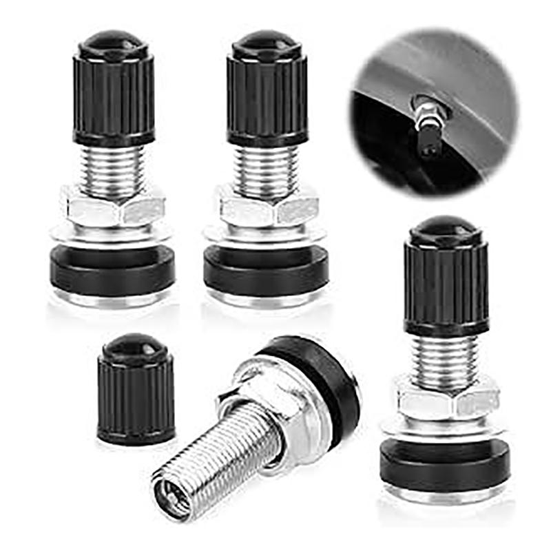 2 шт. Мотоциклетный клапан колеса 33 мм Мотоцикл Скутер Велосипед Квадроцикл Бескамерный Горный Клапан Шины Пылезащитный колпачок onesize