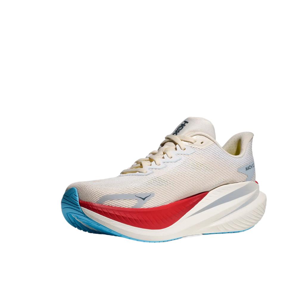 Hoka One One Mach X 3 Casual Lace-Up Round Toe Cushioning Breathable Low-Top Running Shoes Men sneaker 1168720-WBS
