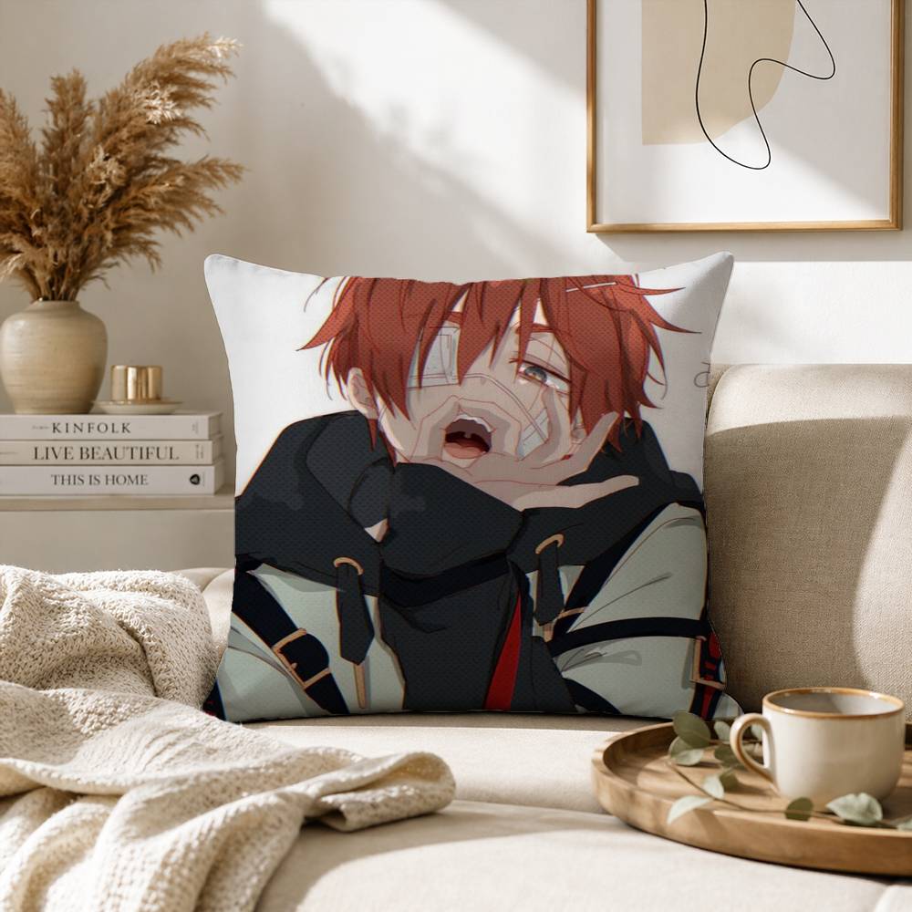 Anime Milgram Pillow Case for Sofa Living Room Home office Decor Protective Cover