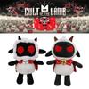 Soft And Cuddly Cult Of The Lamb Black Lamb Plush Toy For Game Fans
