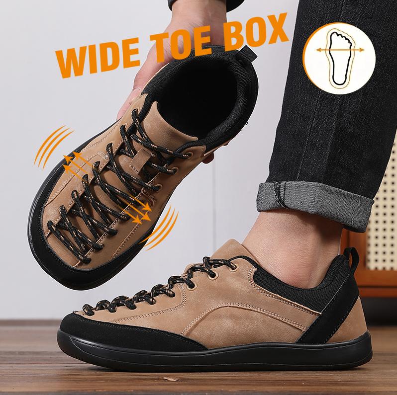 Barefoot Wide Toe Sneakers Unisex Zero Drop Minimalist Outdoor Shoes Non Slip Lace Up Walking Sports Shoes 37-46 Plus Size Shoes