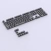 132Key Crystal Backlit Keycaps MDA Profile Translucents Keycap for Mechanical Keyboards
