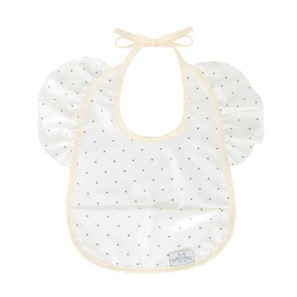 

Водонепроницаемый нагрудник для детского питания Belmont Angel, молочный горошек, 1 шт., 1 шт.