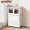 Foldable Plush Toy Storage Basket - Extra Large Flip-Top Box for Living Room