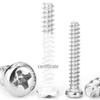 201 Stainless Steel Round Head Self-Tapping PB Screw, Pan Head, M3/M4/M5/M6