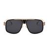 Fashion Sun Glasses Outdoor Toad Mirror Double Beam Decoration Glasses Sunglasses for Men