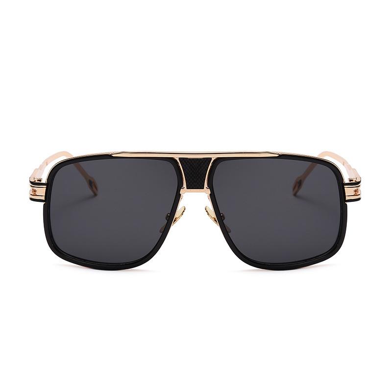 Fashion Sun Glasses Outdoor Toad Mirror Double Beam Decoration Glasses Sunglasses for Men