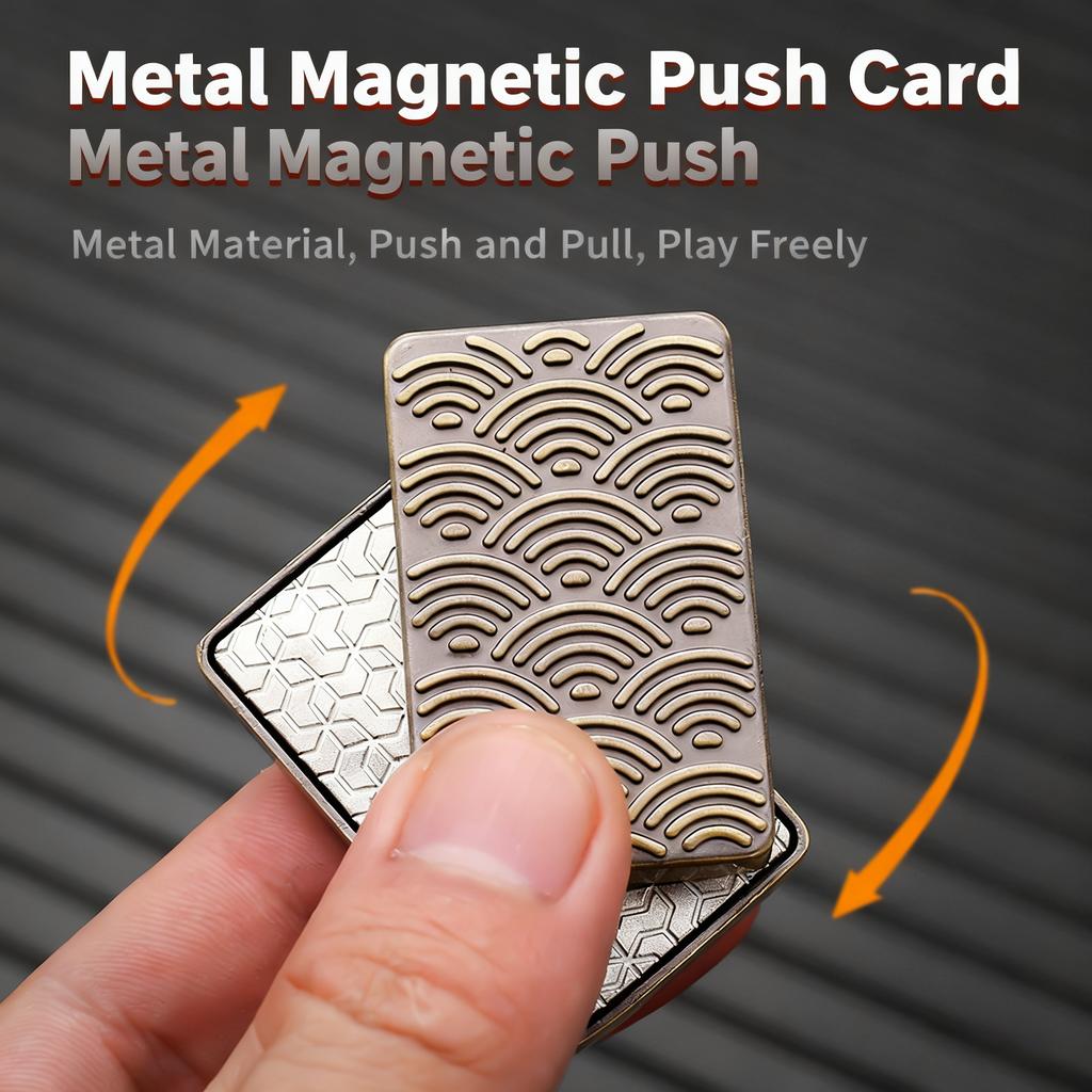 1 pz Lega EDC Push Card Albero di Natale Illimitato Metallo Punta delle Dita Giroscopio Rotatore Giocattolo Anti Pressione