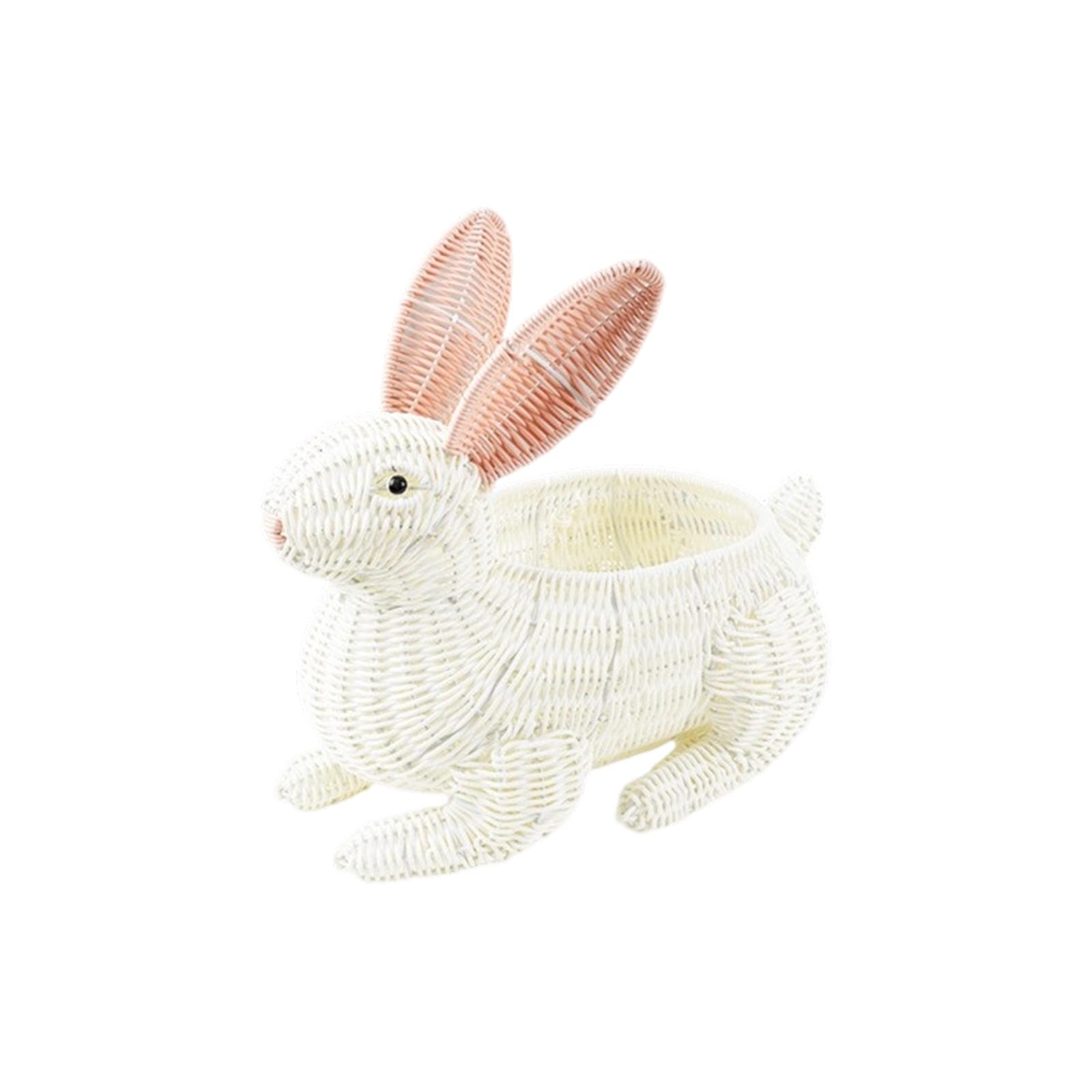 Easter Imitation Vine Weaving Living Room Storage Basket Living Room Snack And Fruit Placement Basket Flower Shop Flower Basket B белый 10340₽