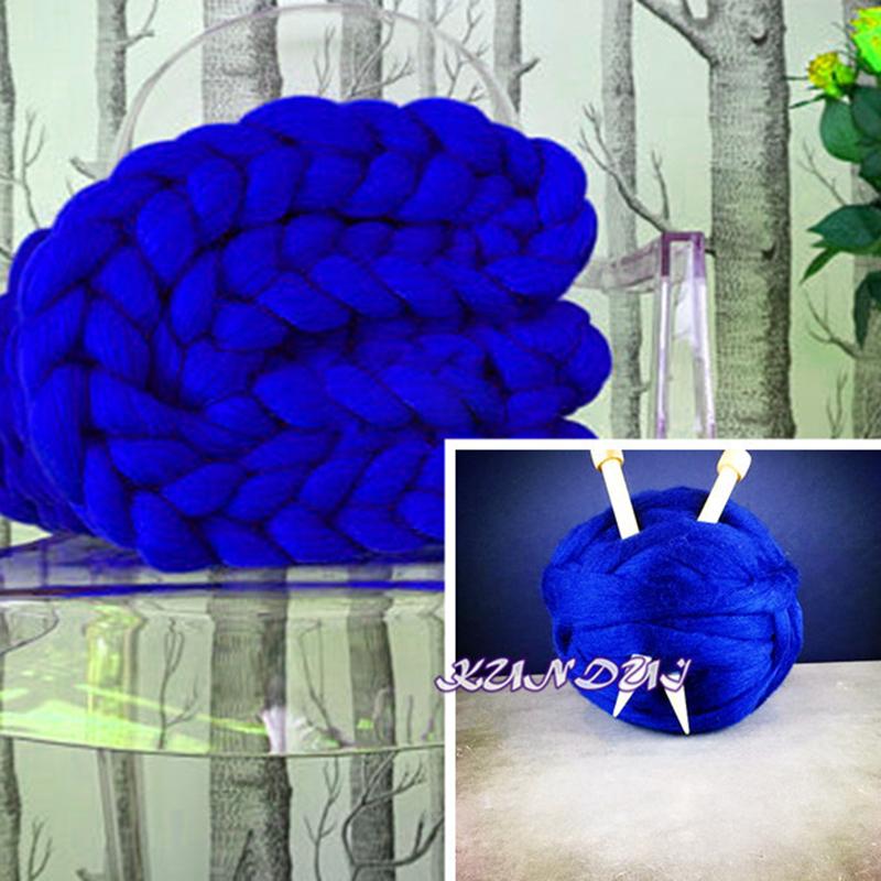 Hand Chunky Knitted Blanket Thick Yarn Merino Wool Bulky Knitting Throw Blankets Throw Carpets Soft Warm Winter Home Sofa Bed