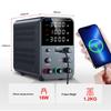 Gudong WPS3010H 30V 10A DC Power Supply with Short Circuit Protection & 18W USB Fast Charging