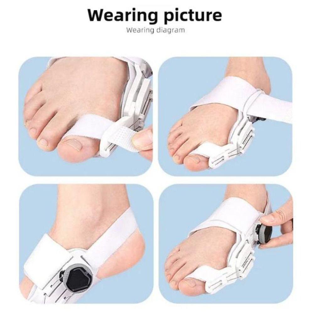 Adjustable Big Toe Straightener Rotatable Foot Correction Brace Bunion Corrector  Travel