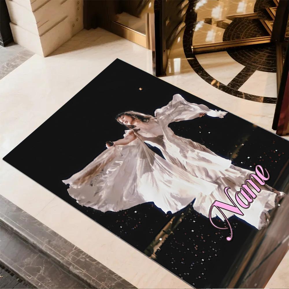 Night Sky Personalized Name Area Rug Perfect for Balcony Outdoor Living Rooms Playrooms Anti-slip Rug Anime Office Decor Spiritual Gift
