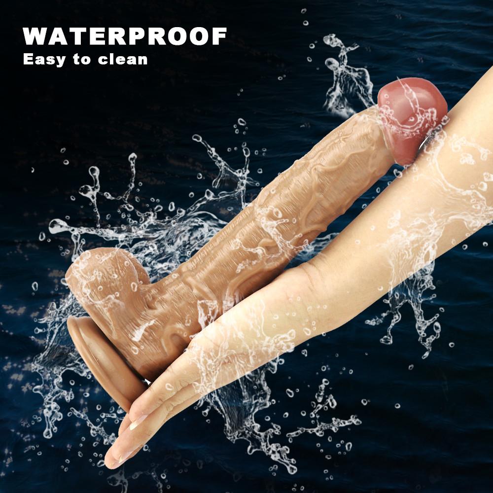 Erotic Soft Jelly Dildo Anální anální kolík Realistický penis Silná přísavka Dick Hračka pro dospělé Sexuální hračky s bodem G Orgasmus pro ženy