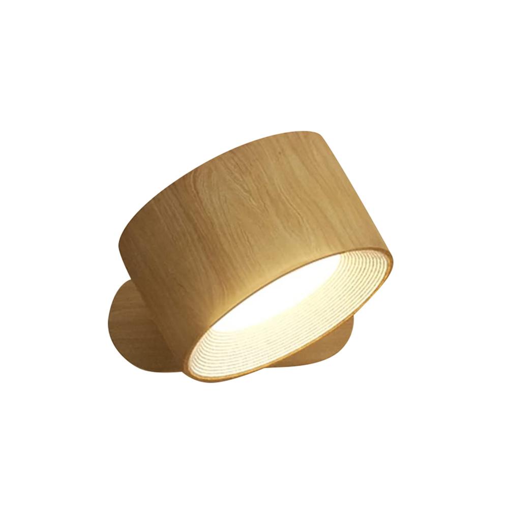 360° Magnetic Wall Lights Rotate LED Sconces USB Rechargeable Dimmable Touch Control Cordless Wall Mounted Reading Lamp