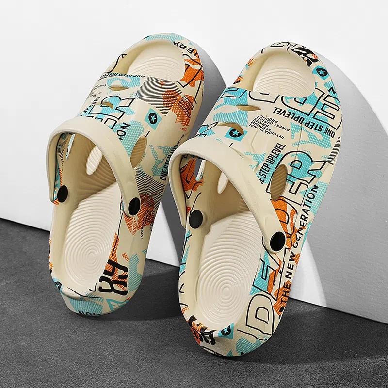 Fashion Soft Male Slipper Slip-resistant Eva Men's Shoe Sabot Slides Elegant 2025 Fashion Style Designer Luxury Trend Low Price