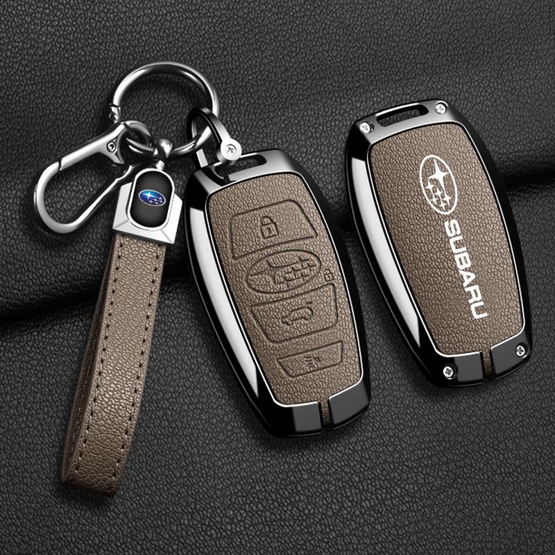 Zinc Alloy Car Remote Key Case Cover For Subaru WRX XV Crosstrek Legacy BRZ Forester Impreza STi Outback 2015-2019 Accessories et4